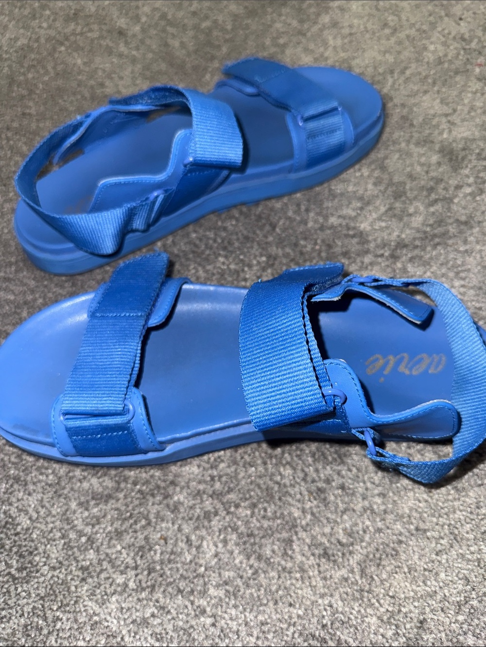 Aerie Adjustable Blue Sport Sandals